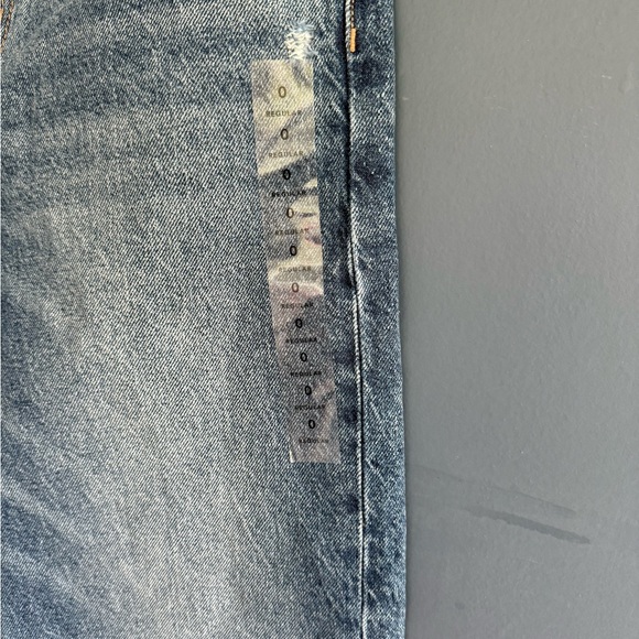 American Eagle Outfitters Blue Wide Leg Jeans - Picture 4 of 5